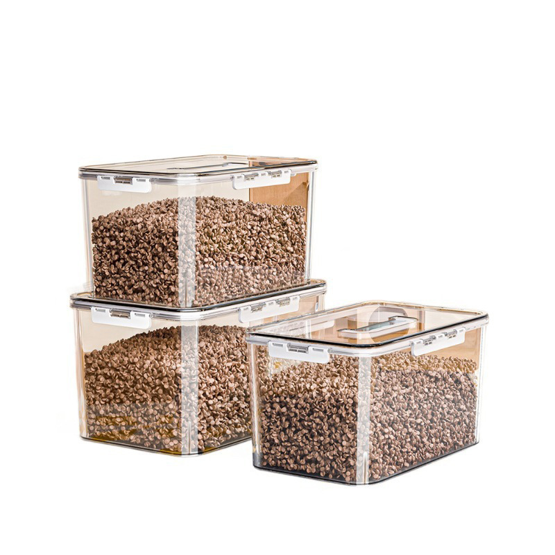 宠物储粮桶猫粮狗粮密封桶家用防潮装粮食箱大容量储粮桶纳盒子|undefined