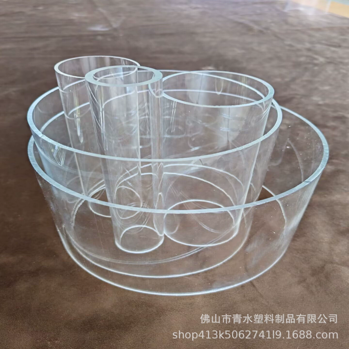 Высокопрозрачная акриловая полая круглая трубка из плексигласа, круглая трубка из ПММА, диаметр обработки 3-1200 мм