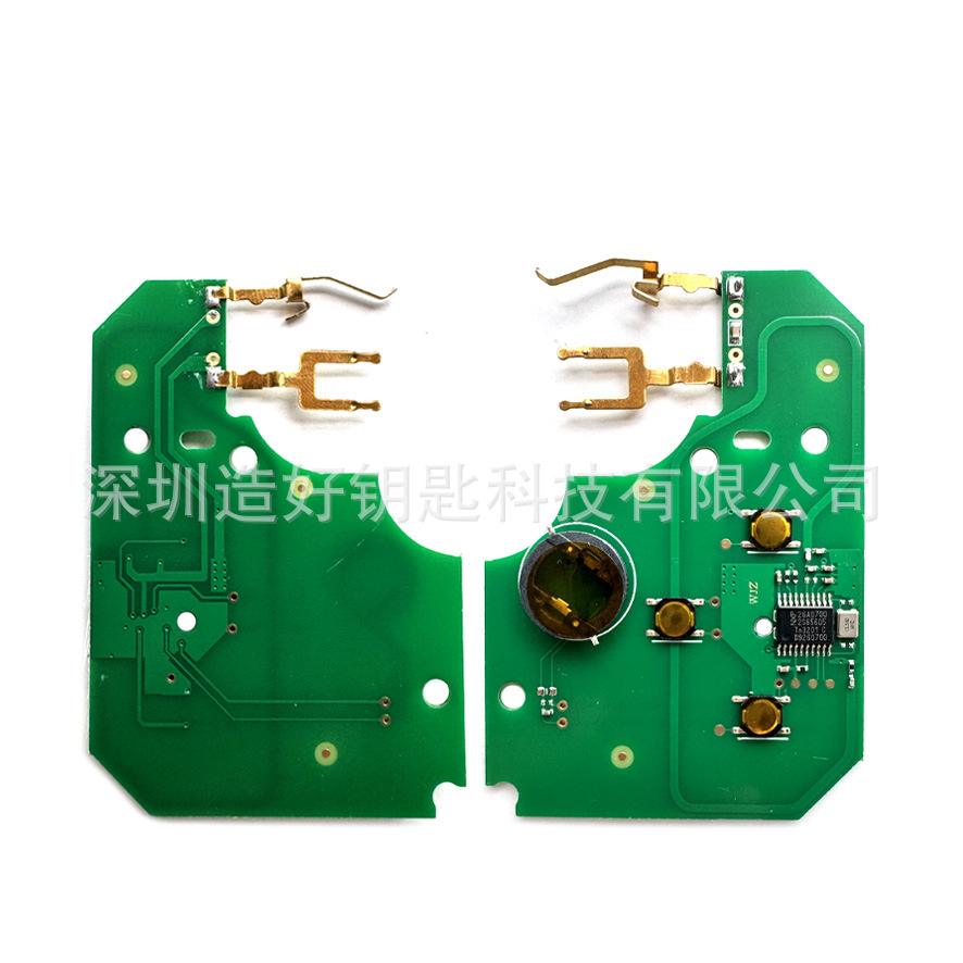Suitable for Renault 3-button Megane remote control car key 433Mhz ID46 chip PCF7947 chip with buckle