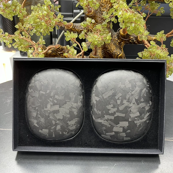 Carbon fiber forged pattern-matte black
