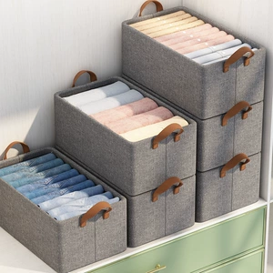 Foldable Clothes Storage Box with Sun-Proof Material for Innerwear, Books and Laundry