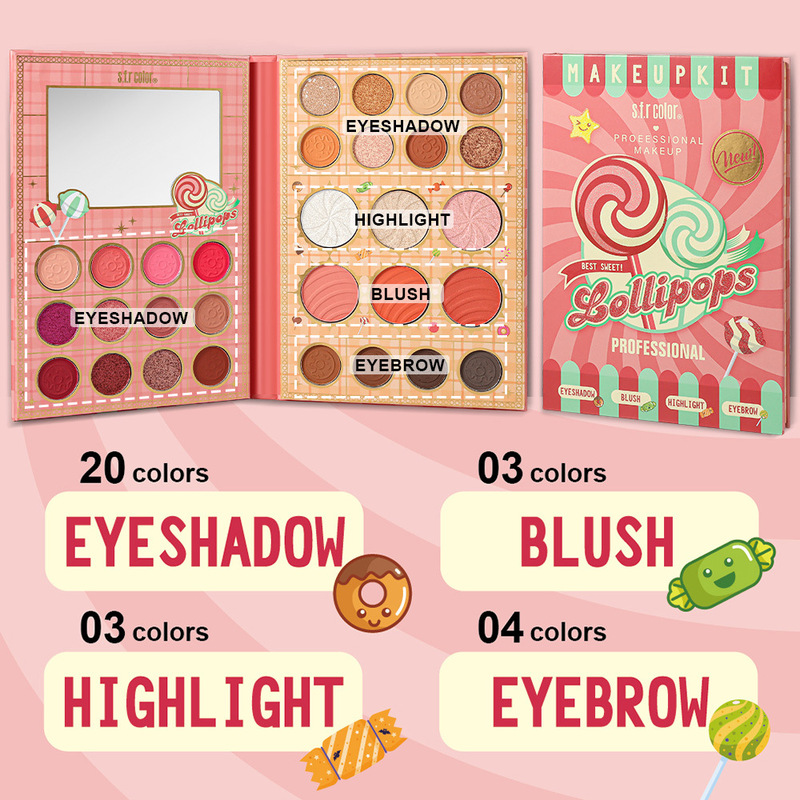 S.F.R Cross-Border Makeup Eye Shadow Book Eye Shadow Palette Blush Multi-Functional Eye Shadow Stage Makeup Affordable Cosmetics Wholesale