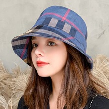 秋冬新款彩色巴巴格渔夫帽子女韩版麂皮绒盆帽休闲可折叠保暖帽潮