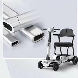 Ultra-Light Aluminum Electric Scooter, Electric Four-Wheeler, Mobility Aid for the Elderly, Lightweight Four-Wheeler
