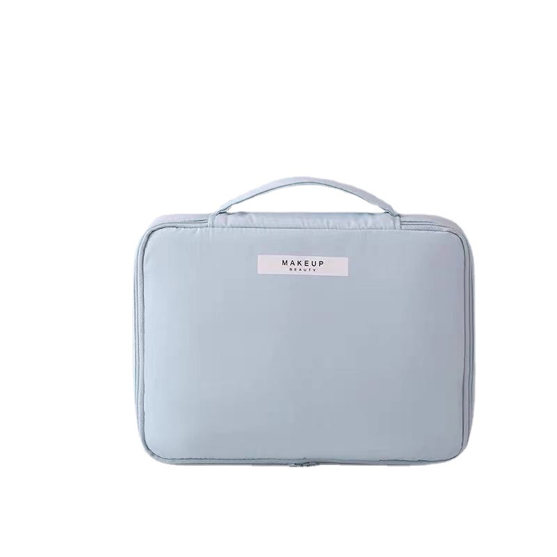 Bolsa de cosméticos portátil de viaje bolsa de almacenamiento de cosméticos de gran capacidad simple bolsa de cosméticos para estudiantes bolsa de cosméticos portátil femenina de gran tamaño pequeño