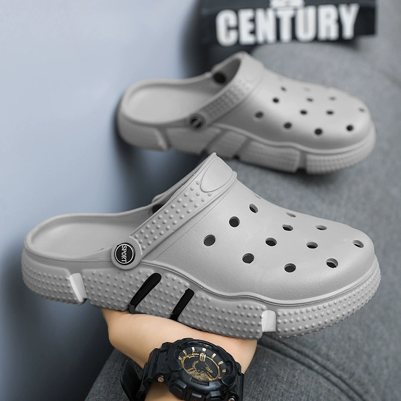 Летняя новая обувь двойного назначения для пар на открытом воздухе повседневные пляжные сандалии носить модные трансграничные тапочки большого размера мужчины