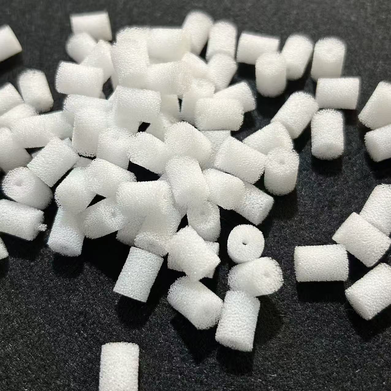 空心实心海绵管白色高弹海绵塞 油管内壁清洁绵柱吸水海棉鼻塞海