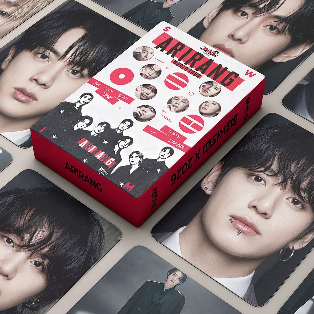 Набор фотокарточек ARIRANG K-pop в стиле LOMO, 55 шт., коллекционные мини-карты