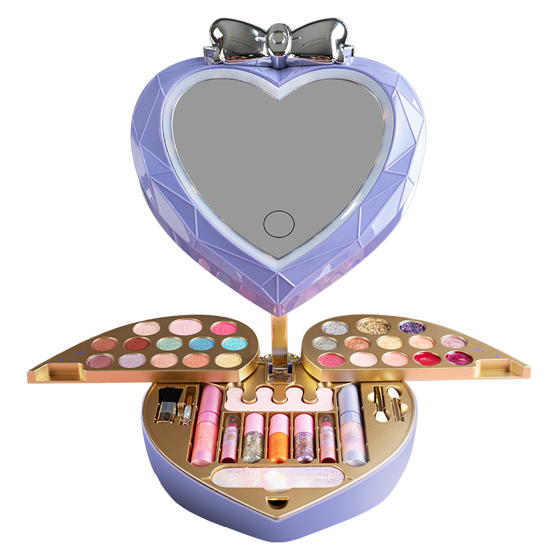 Dulisa Girl Princess maquillaje caja de maquillaje infantil juego de maquillaje infantil escenario juguete especial regalo de espectáculo