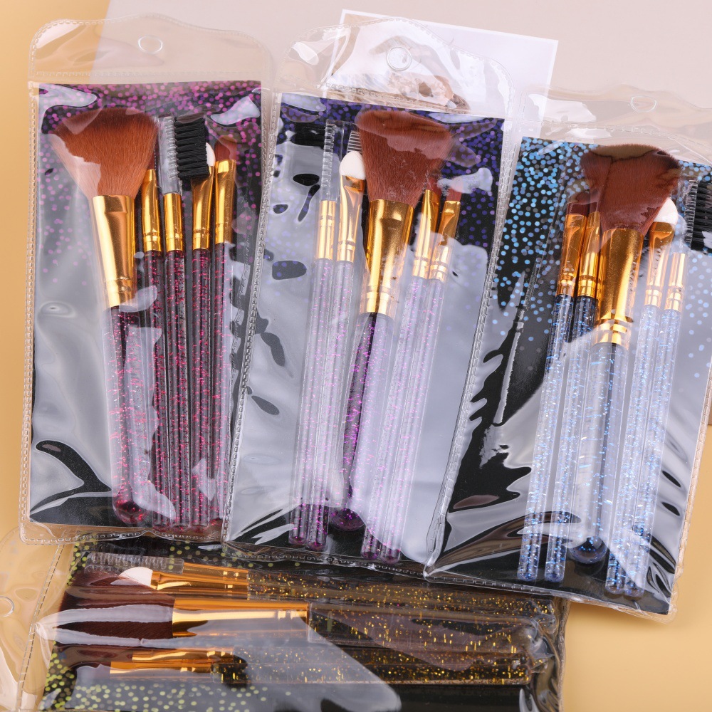 Wholesale beauty brush tool set for beginners, portable multifunctional makeup brush, eyeshadow brush, eyebrow brush, soft direct factory sale