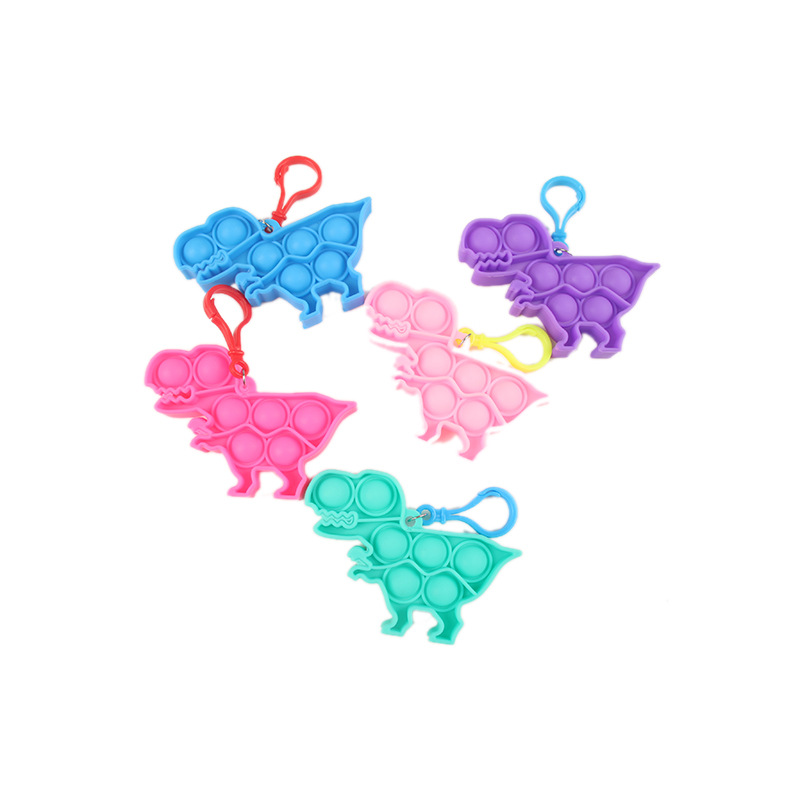 灭鼠先锋钥匙扣 儿童早教益智练习板按压手指泡泡乐硅胶解压玩具