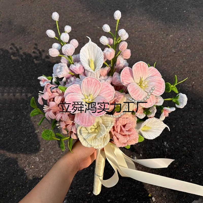 ツイストスティックブーケ手作りひまわりハンドヘルド素材パッケージ婚約証明書親友ガールフレンド誕生日工場直販|undefined