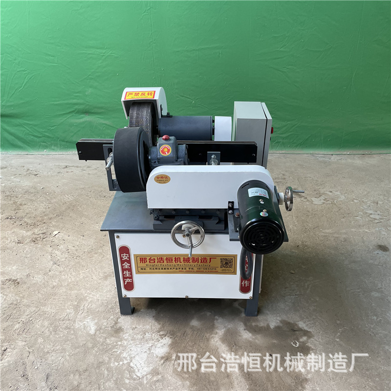 台式小型去毛刺机钢管拉丝抛光机不锈钢管外圆除锈电动自动抛光