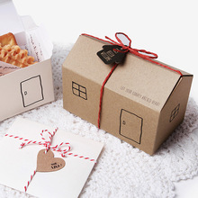 韩式包装盒现货饼干巧克力礼品盒子新款纸盒房子饰品礼物盒子