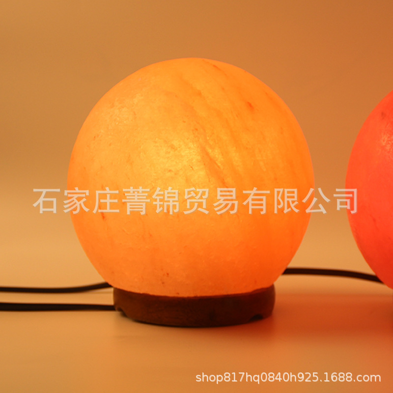 Factory wholesale Himalayan salt lamp lamp crystal salt lamp bedroom ornaments bedside night light atmosphere table lamp