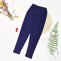 春夏季新款女童打底褲寶寶萊卡棉單褲兒童純色褲子百搭外穿童裝潮