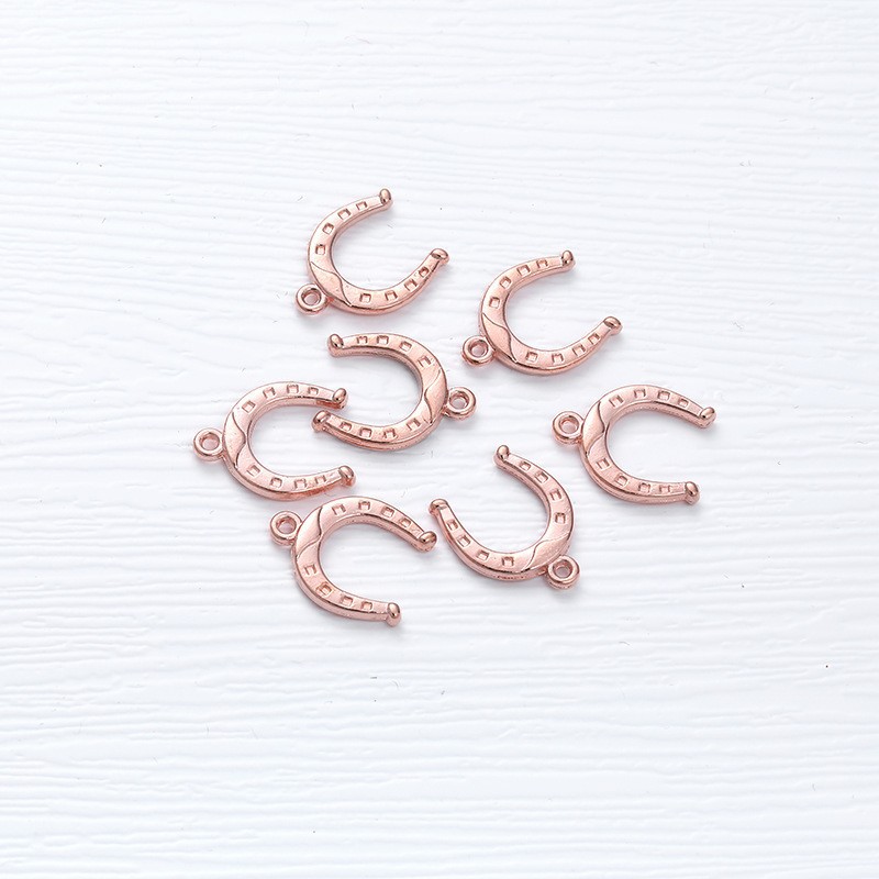 로즈 골드 말굽 16x13mm