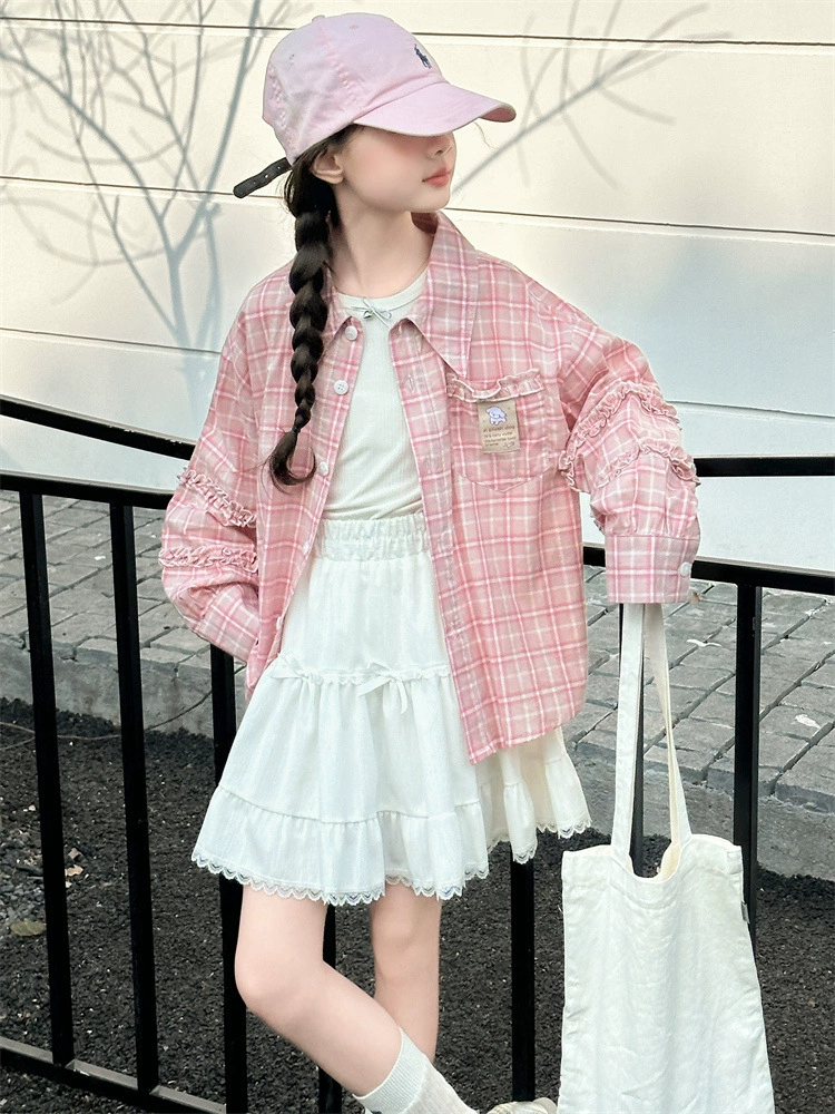 Детская фуксия синий дизайн рубашка, стиль Chanel, тренд сезона