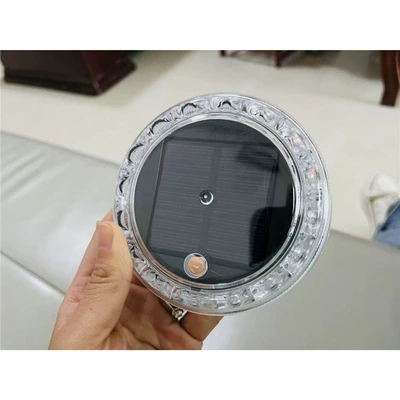 Car Anti-Rear Collision Circular Solar-Powered Other lights - strong-magnetic-fixed-round-touch-solar-flash-light-standard-one-pack