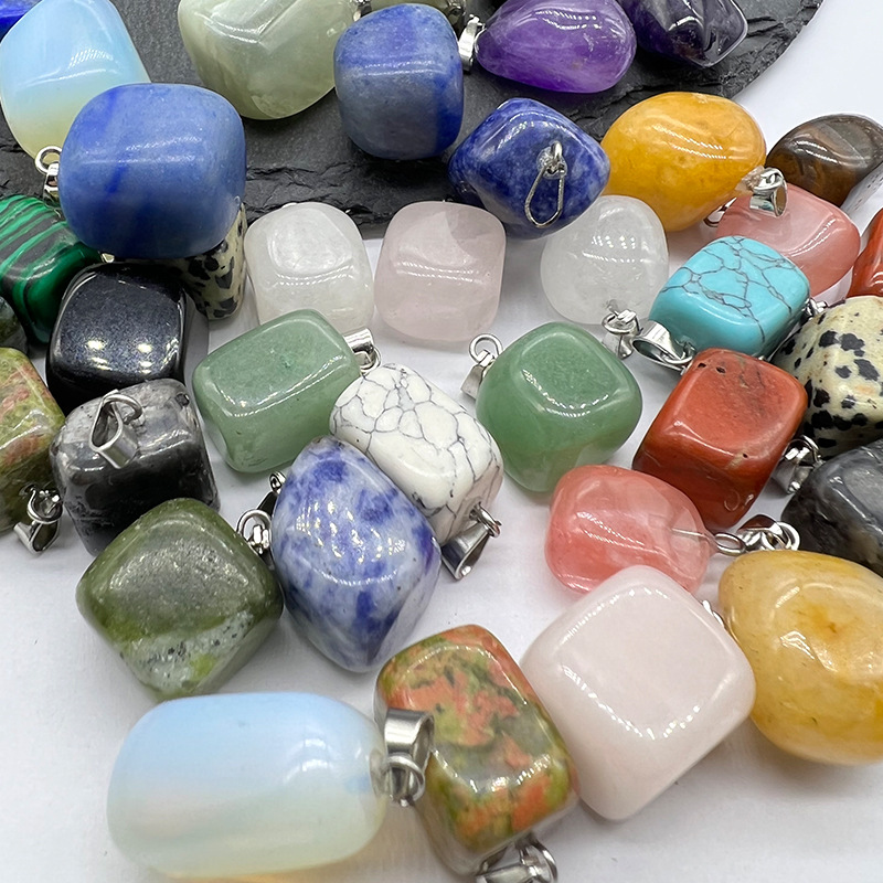 organic agate pendant