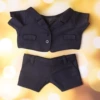 Classic suit jacket, trousers, set, 2 pieces