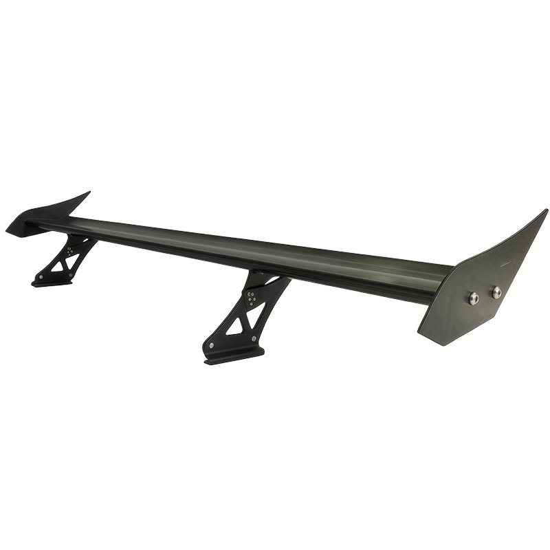 Universal Car Rear Wing for Sedan, No-Drill Aluminum Alloy Clip-On Modified Spoiler Wing Decoration