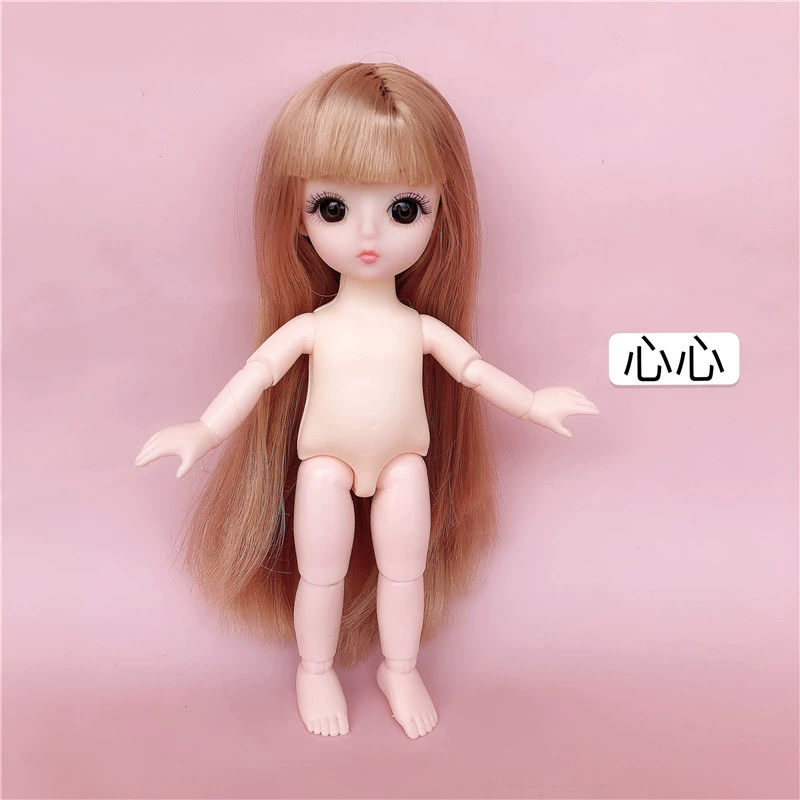 Обнаженная кукла, игрушка для переодевания для принцессы, 17 см