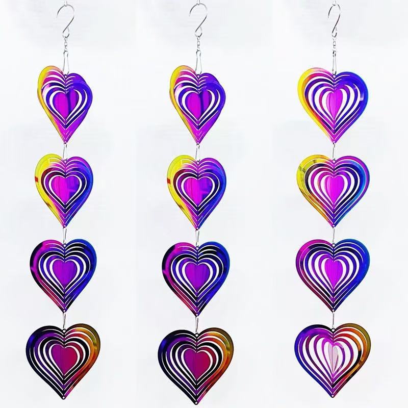 12개의 다채로운 하트