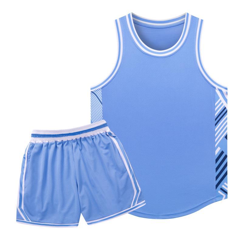 Basketball uniform suit men's team student competition uniform sports training uniform American jersey female youth A1026