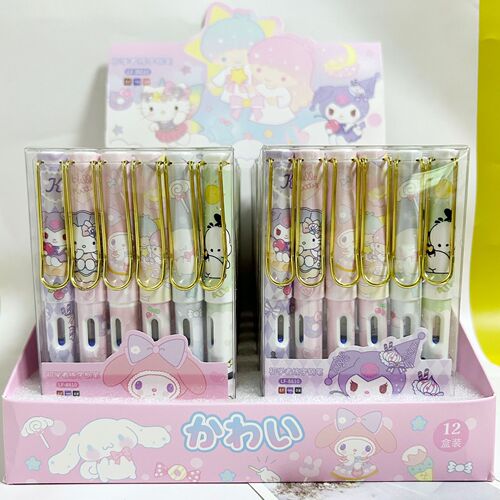 Sanrio Kuromi fountain pen students learn to practice calligraphy correction ink bag pen high-looking girl heart replaceable ink bag