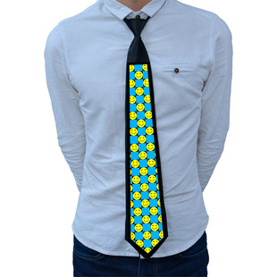 EL Cold Light Tie Luminous Zipper Pullover Voice Control Luminous Tie Party Luminous Tie
