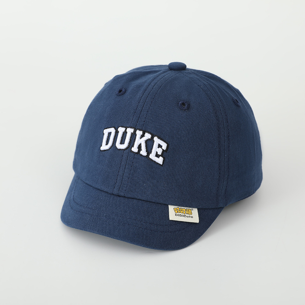 ins sombrero para niños bordado coreano sombrero de béisbol primavera y otoño 2 años de niño sombrero de lengua de pato niñas estilo extranjero moda versátil