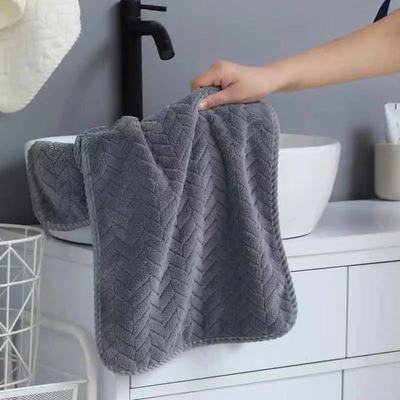 Towel thickening towel Coral Towel dry hair men and women Hair water uptake Wash one's face take a shower household