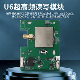UHF嵌入式超高频读写模块外接射频天线可读写长条抗金属RFID标签