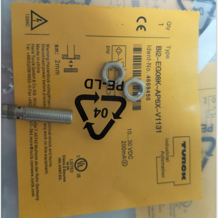 图尔克TURCK 电容式传感器BC10-M30K-AP4X-H1141