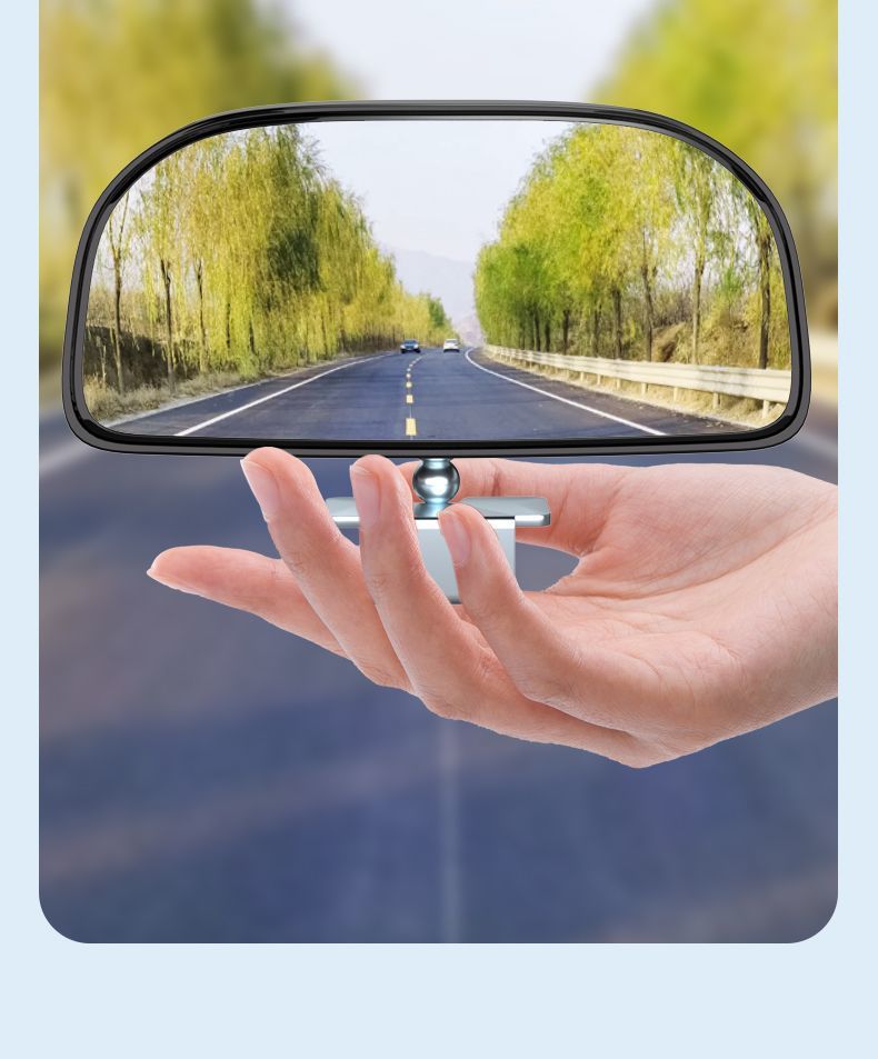 Large field of view HD rearview mirror auxiliary blind spot mirror