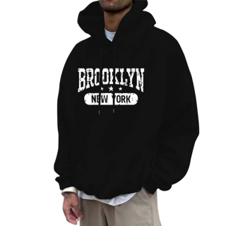 Los Angeles Letter Print Hoodies Men Fashion Tracksuit W ome