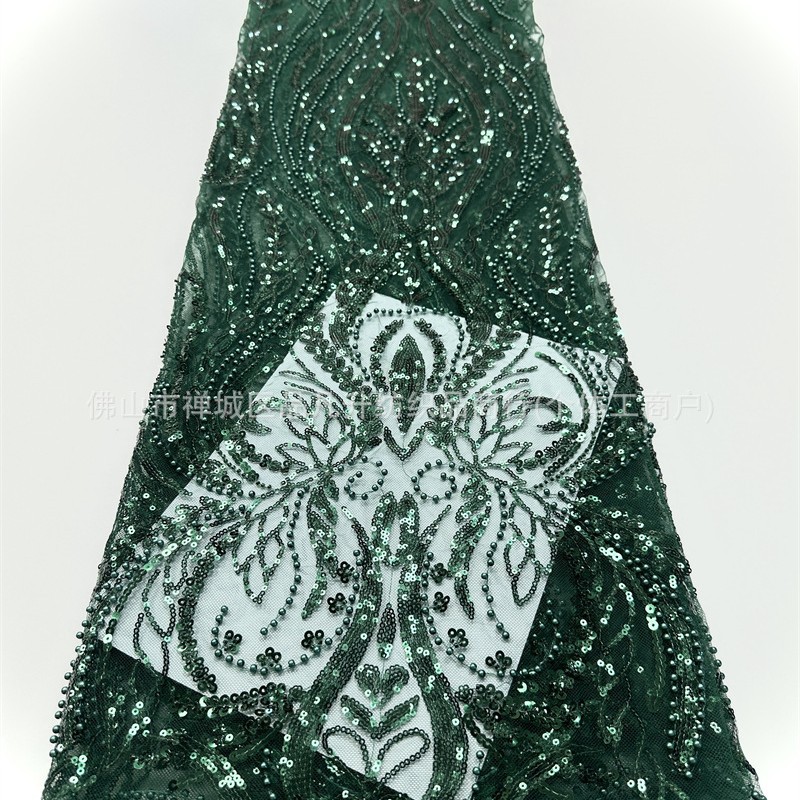 Fabricantes de moda estereoscópica vestido de mano de perlas tubo tejido bordado europeo y americano sexy tejido bordado al por mayor image 6