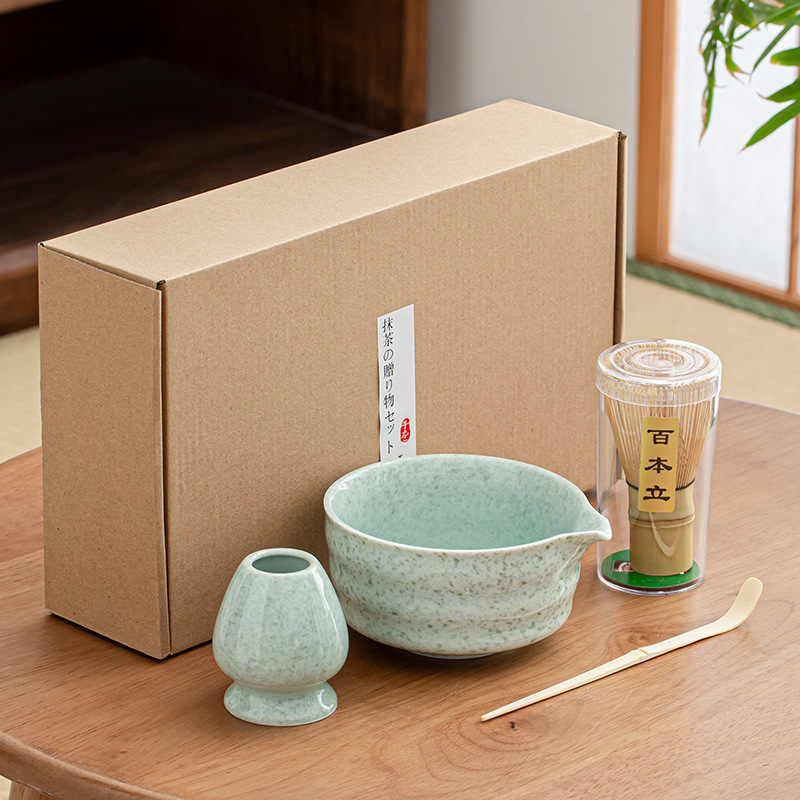 Ceremonia de matcha japonesa transfronteriza Tazón de matcha de cerámica Tazón de té