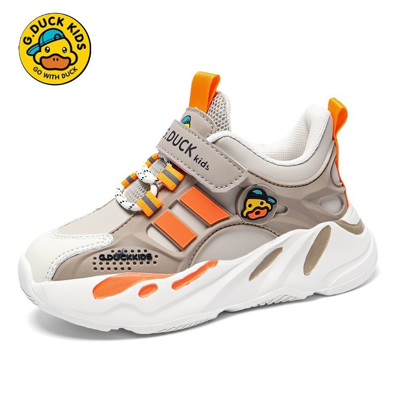 Zapatos para niños de pato amarillo primavera 2024 nuevos zapatos de malla para niños zapatos deportivos para niños zapatos para niños