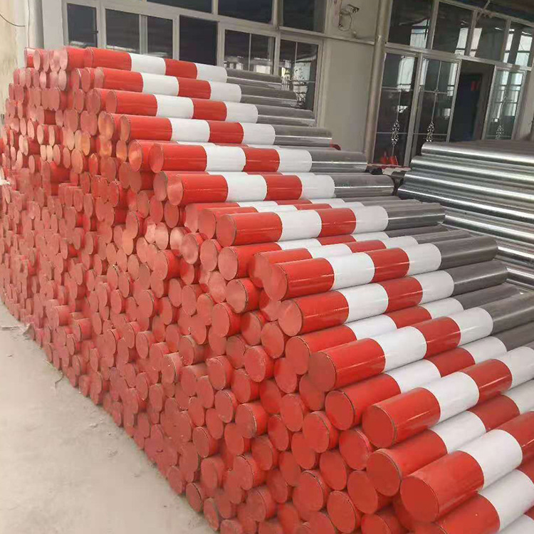 护栏厂销售公路道口警示桩红白黑黄隔离柱反光立柱厂销售量大从优