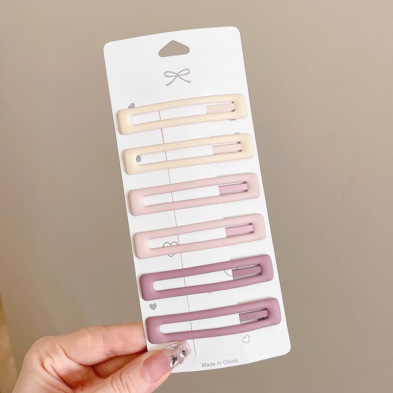 Pinza bb de color dopamina para niños cabello roto estrella de cinco puntas horquilla para niñas que no lastima el cabello, pinza para el cabello con flequillo para bebés, accesorios para el cabello lindos