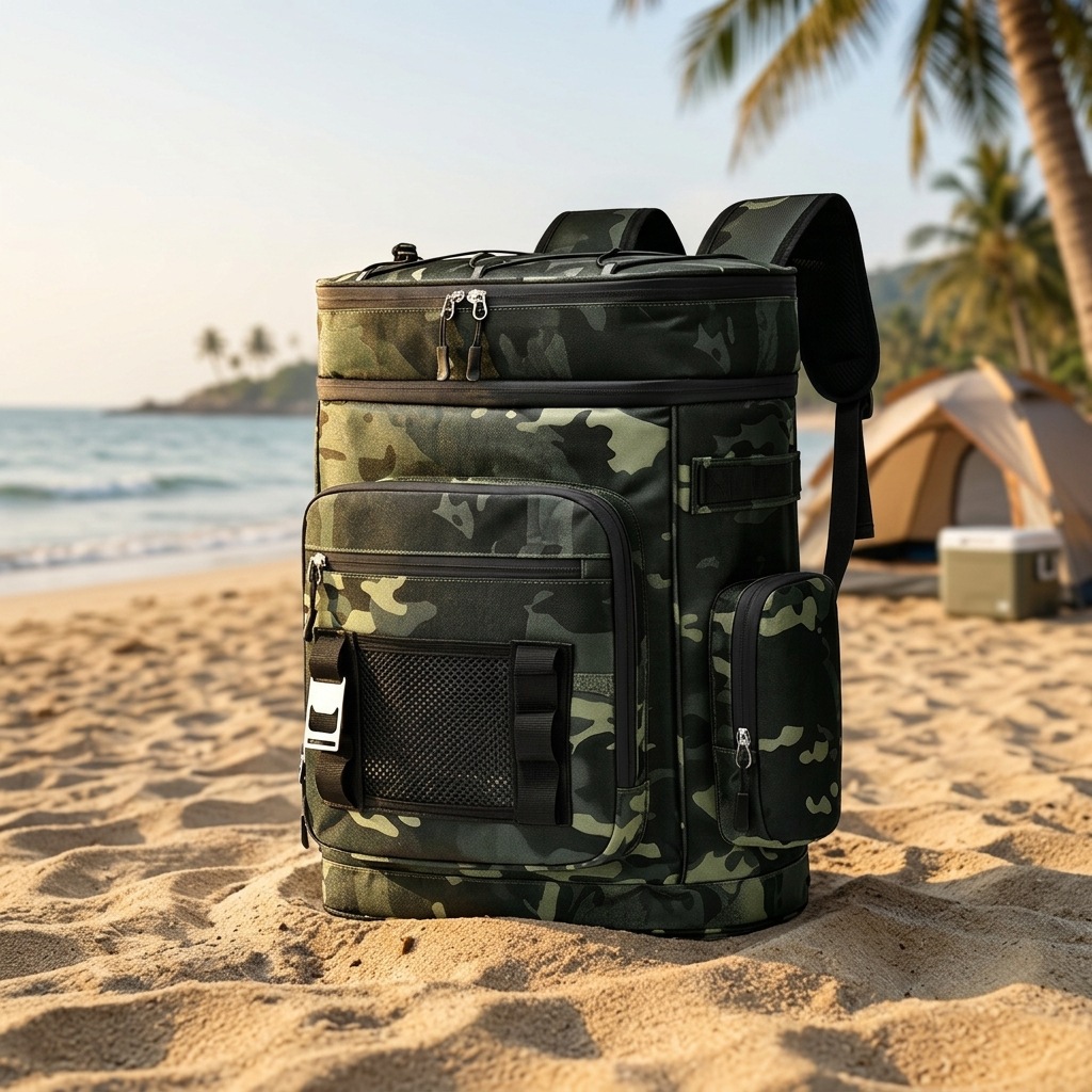 Hot-Selling Large Waterproof Insulated Cooler Backpack, Leak-Proof Cooler Backpack for Camping, Beach, Fishing, Picnic, Travel, Outdoor Ice Pack