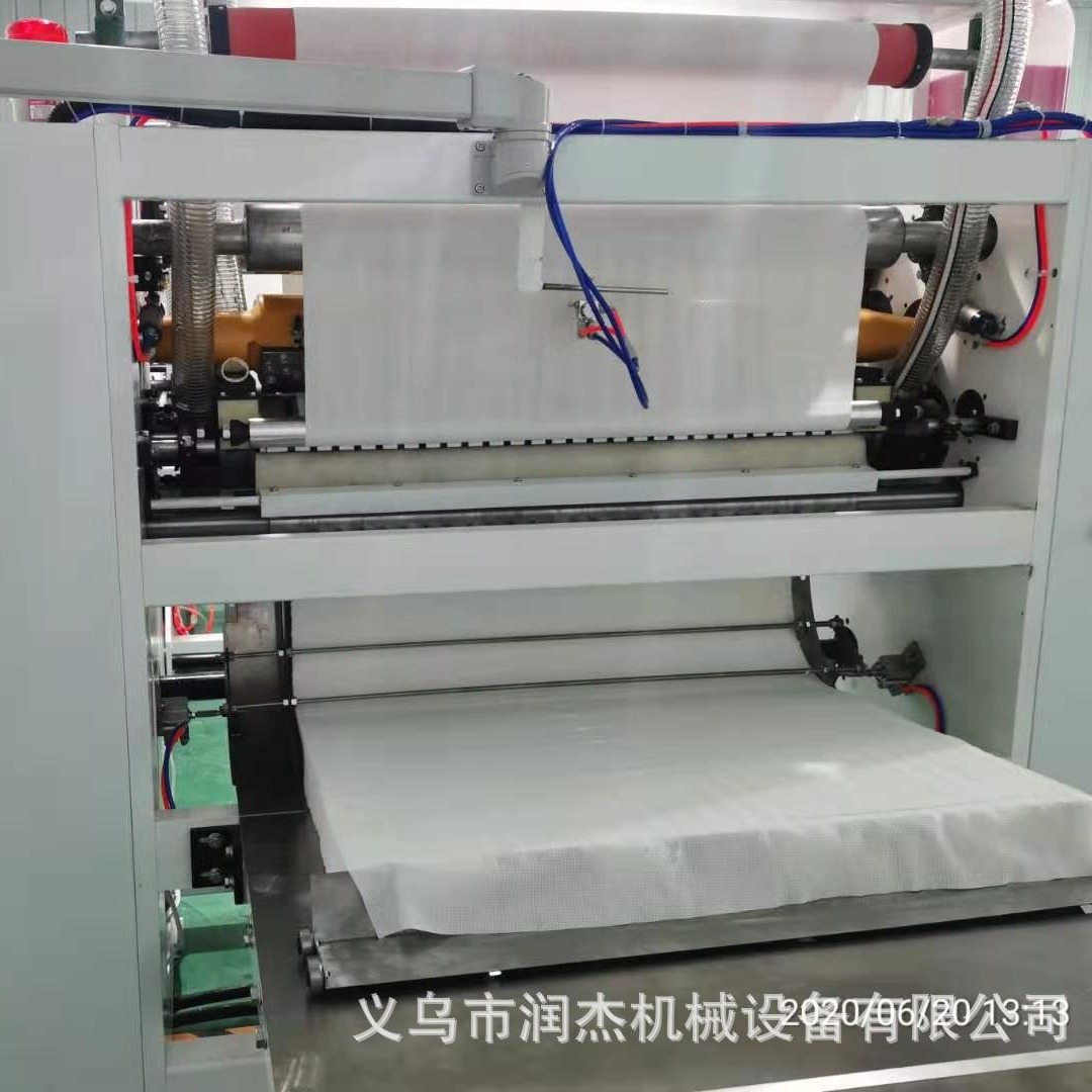 供应全自动无纺布抽取式生产线棉柔巾机一次性洗脸巾机厂家