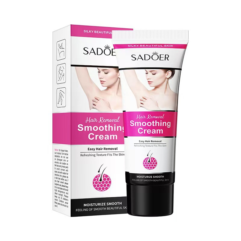 Comercio exterior personalizado transfronterizo aloe vera crema depilatoria suave no estimula la depilación rápida crema depilatoria productos para el cuidado de la piel OEM OEM image 8