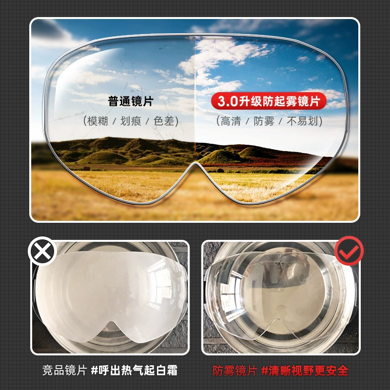 Leifeng Cap Аксессуары для линз Модная шляпа Очки Противотуманные линзы Ветрозащитные линзы Готовые руки Доступны