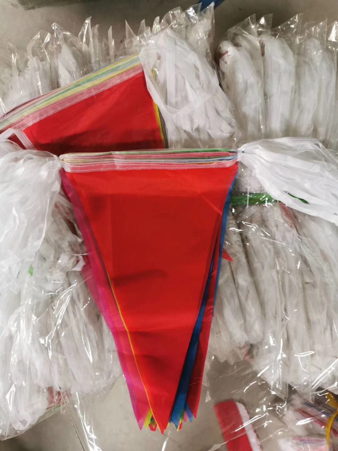 三角串旗批發小彩旗子定做開業紅旗裝飾工地警戒戶外廣告五彩條旗