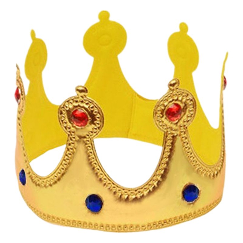 Accesorios de Halloween para niños adultos rey corona tocado danza fiesta decoración suministros sombrero corona