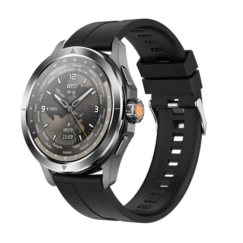 Reloj inteligente S4 Ultra con Bluetooth, detección de frecuencia cardíaca, presión arterial, oxígeno en sangre y temperatura corporal. Reloj multifunción._voghion.com
