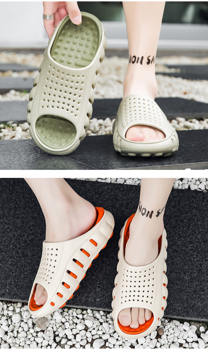 Stylish Thick-soled Massage Sandals For Men Outdoor Leisure_voghion.com